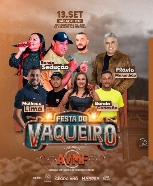 Banda Sedução, Flávio Maranhão, Matheus Lima e Banda Conexão - Festa do Vaqueiro