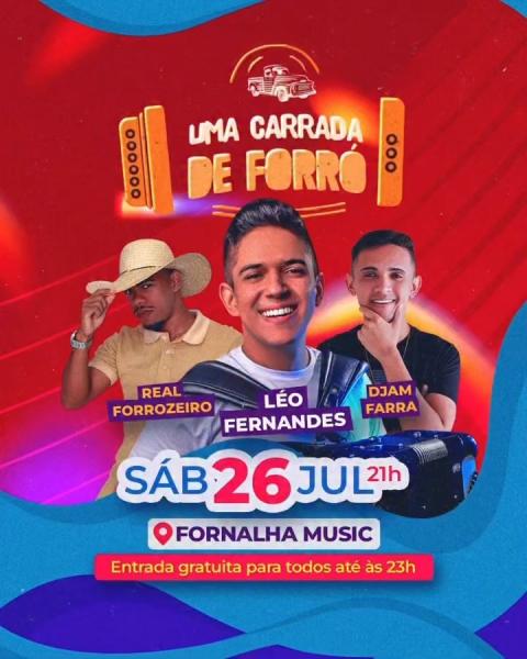Léo Fernandes, Real Forrozeiro e Djam Farra - Uma Carrada de Forró