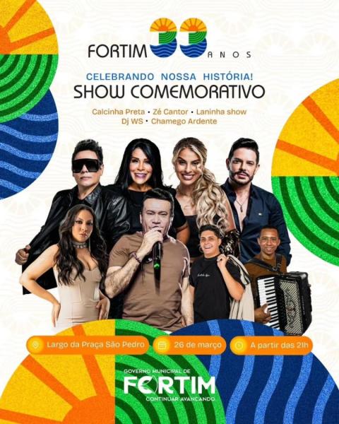 Calcinha Preta, Zé Cantor, Laninha Show, Dj WS e Chamego Ardente