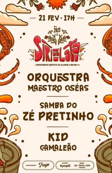 Orquestra Maestro Oséas, Samba do Zé Pretinho e Kid Camaleão - Siri na Lata 2025