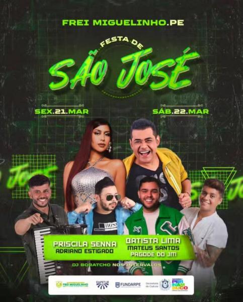 Batista Lima, Mateus Santos e PAgode do JM - Festa de São José