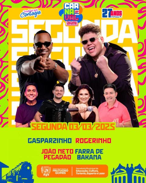 Gasparzinho, Rogerinho, João Neto Pegadão e Farra de Bakana