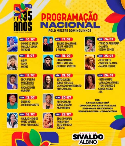 Edu & Maiaral, Ávine Vinny, Beto Barbosa e Joelma - FIG 35 anos