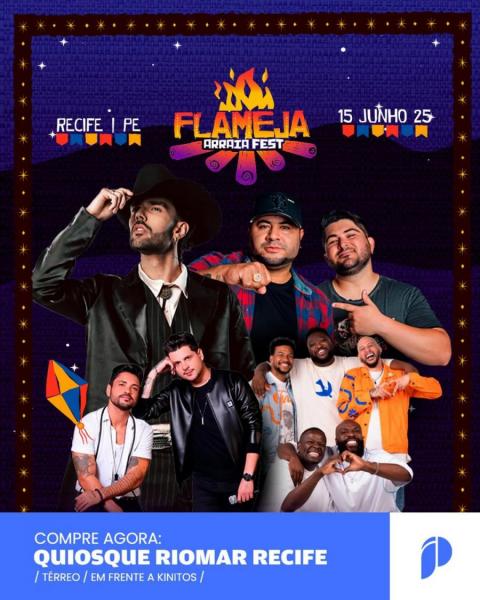 Barões da Pisadinha, Luan Pereira, Grupo Benzadeus e Fred & Fabrício - Flameja Arraiá Fest 2025