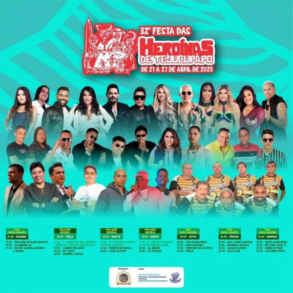 Grupo Aconchego, Netynho Xote 10, Swing do Pará e Calcinha Preta - 32ª Festa das Heroínas de Tejucupapo