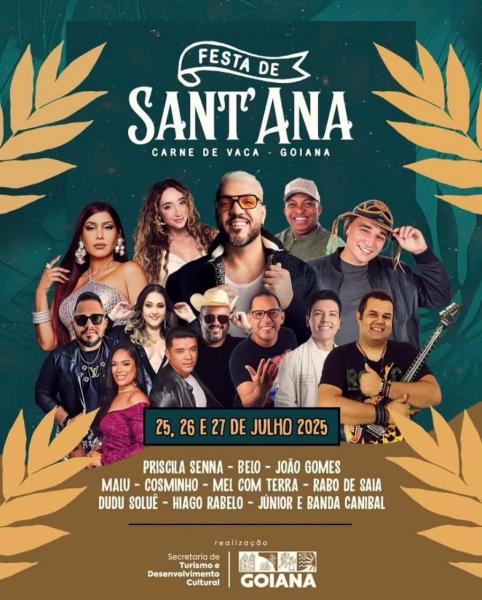Dudu Solé, Malu, Cosminho e Belo - Festa de Santana 2025