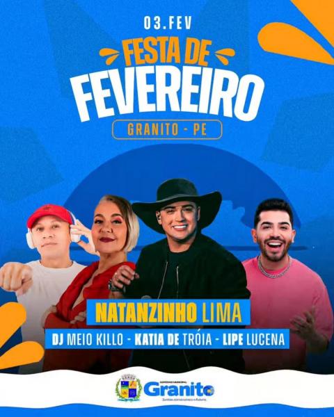 Natanzinho Lima, Dj Meio Killo, Katia de Tróia e Lipe Lucena - Festa de Fevereiro
