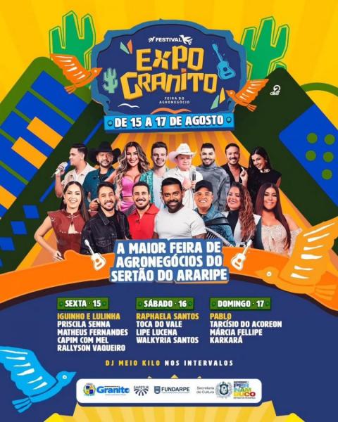 Pablo, Tarcísio do Acordeon, Márcia Fellipe e Karkará - Expo Granito 2025