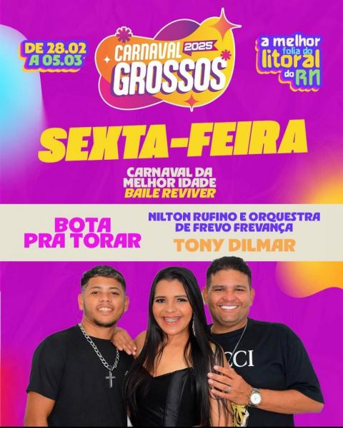 Nilton Rufino e Tony Dilmar - Baile Reviver - Carnaval de Grossos 2025