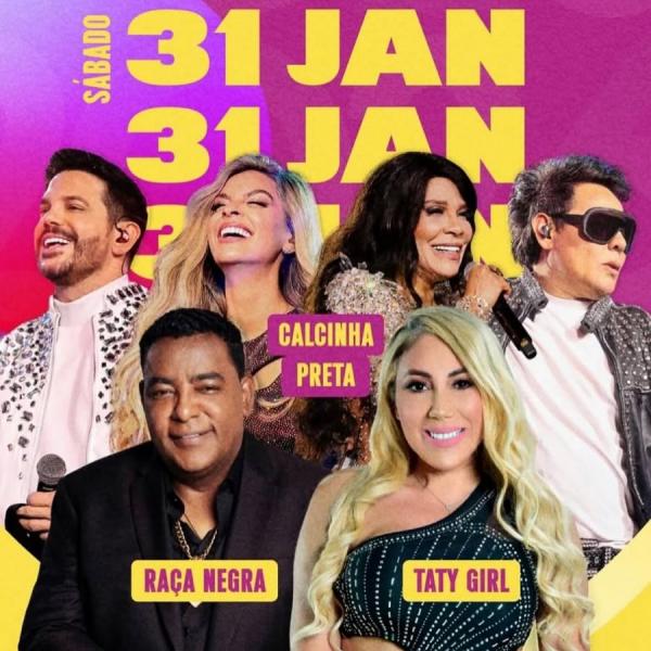 Raça Negra, Taty Girl e Calcinha Preta - Festa da Luz 2026