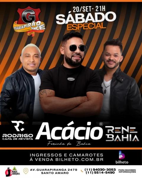 Acácio, Rodrigo Capa de Revista e Renen Bahia - Sábado Especial