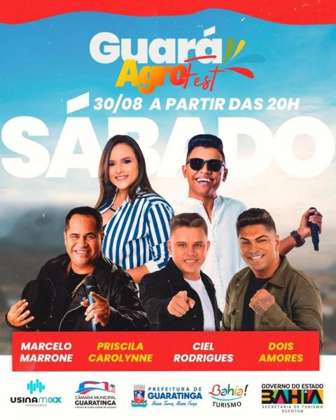Priscila Carolynne, Marcelo Marrone, Ciel Rodrigues e Dois Amores - Guará AgroFest 2025
