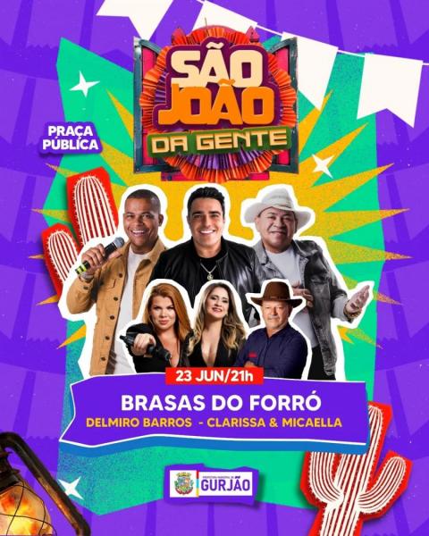 Brasas do Forró, Delmiro Barros e Clarissa & Micaella