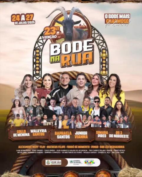 Raphaela Santos, Flay e Junior Vianna - 23º Bode na Rua 2025