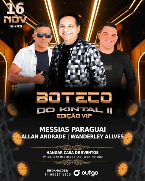 Messias Paraguai, Allan Andrade e Wanderley Allves - Boteco do Kintal II VIP