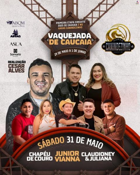 Junior Vianna, Chapéu de Couro e Claudiney & Juliana - Vaquejada de Caucaia 2025