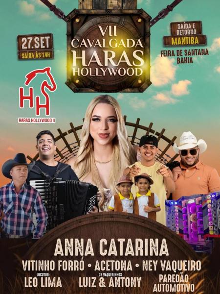 Anna Catarina, Vitinho Forró, Acetona e Ney Vaqueiro - VII Cavalgada Haras Hollywood 2025