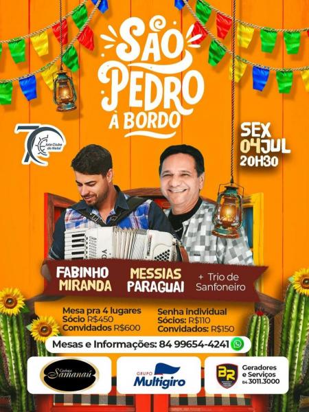 Fabinho Miranda e Messias Paraguai - São Pedro a Bordo 2025