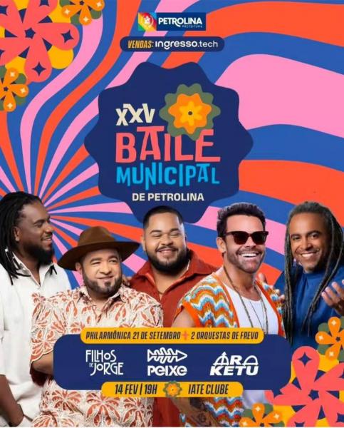 Filhos de Jorge, Peixe e Araketu - XXV Baile Municipal