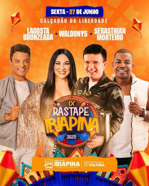 Waldonys, Lagosta Bronzeada e Sebastian Monteiro - Rastapé Ibiapina 2025
