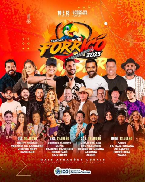 Henry Freitas, Tarcísio do Acordeon, Vicente Nery e Caninana - Forricó 2025