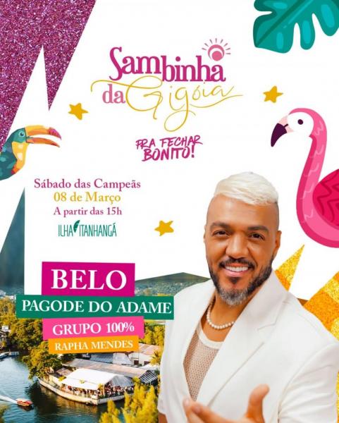 Belo, Pagode do Adame, Grupo 100% e Rapha Mendes - Sambinha da Gigóia