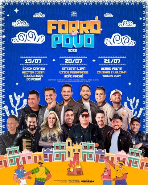 Batista Lima, Vitor Fernandes e João André - Forró do Povo 2025