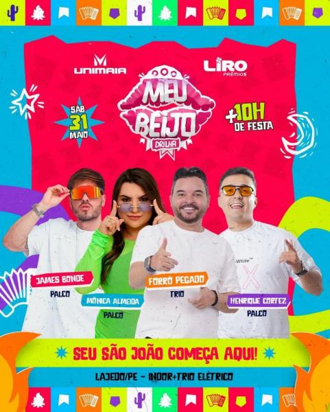 James Bonde, Mônica Almeida, Forró Pegado e Henrique Cortez - Meu Beijo Drilha