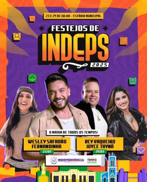 Rey Vaqueiro e Joyce Tayná - Festejos de Indeps 2025
