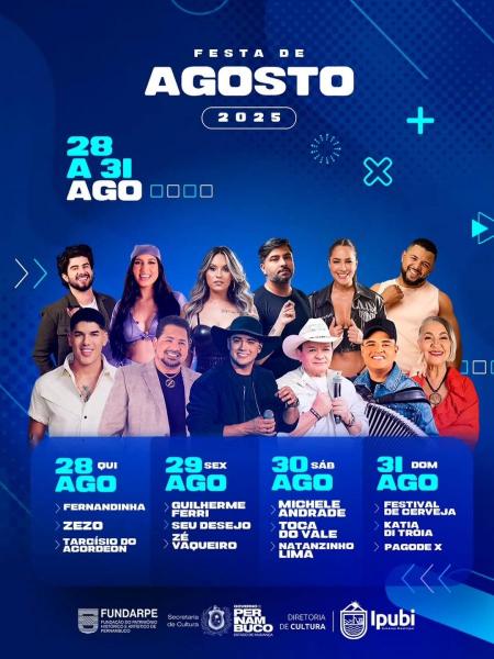 Fernandinha, Zezo e Tarcísio do Acordeon - Festa de Agosto 2025