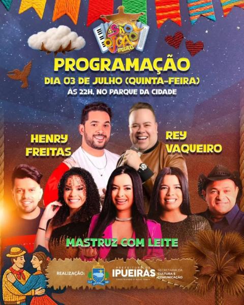 Rey Vaqueiro, Henry Freitas e Mastruz com Leite