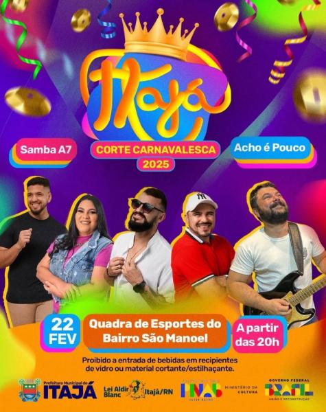 Samba A7 e Acho é Pouco - Corte Carnavalesca Itajá 2025