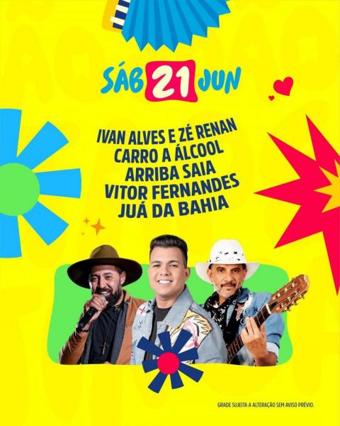 Ivan Alves & Zé Renan, Carro à Álcool, Arriba Saia, Vitor Fernandes e Juá da Bahia