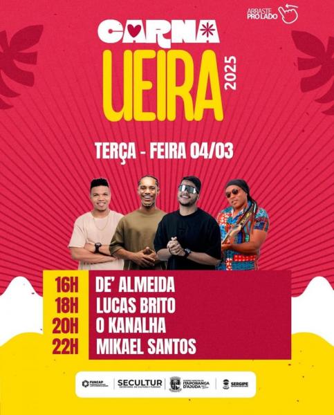 De Almeida, Lucas Brito, O Kanalha e Mikael Santos - Carna Ueira 2025