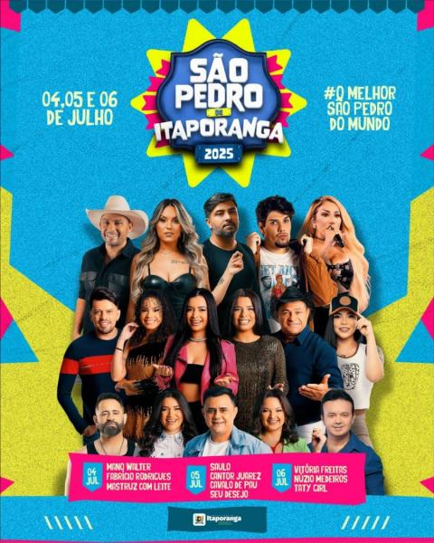 Mano Walter, Fabrício Rodrigues e Mastruz com Leite - São Pedro 2025