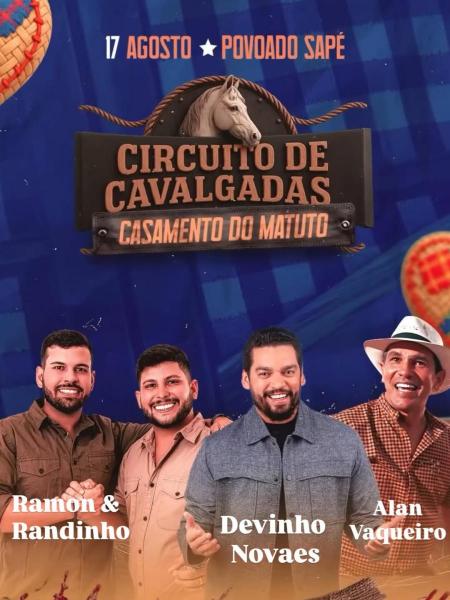 Ramon & Randinho, Devinho Novaes e Alan Vaqueiro - Circuito de Cavalgadas - Casamento do Matuto