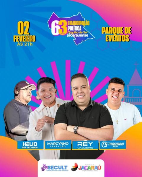 Rey Vaqueiro, Hélio dos Teclados, Marcynho Sensação e Thiaguinho Show