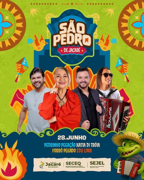 Pedrinho Pegação, Katia Di Tróia, Forró Pegado e Edu Lima