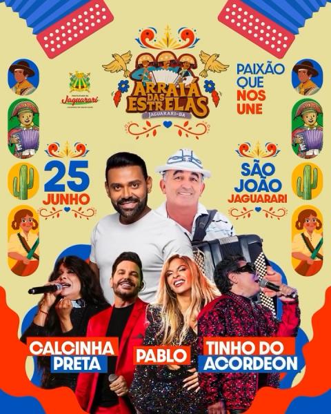 CalcinhaPreta, Pablo e Tinho do Acordeon - Arraiá das Estrelas 2025