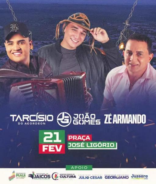 Tarcísio do Acordeon, João Gomes e Zé Armando