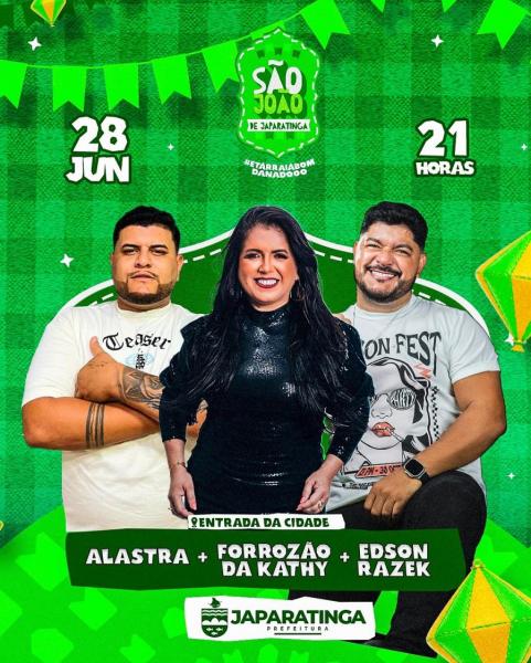 Alastra, Forrozão da Kathy e Edson Razek
