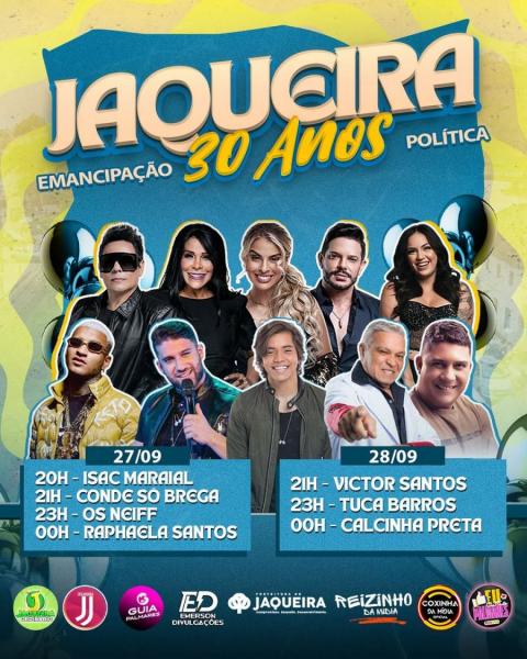 Isac Maraial, Conde Só Brega, Os Neiff e Raphaela Santos