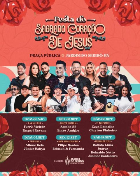 Filipe Santos e Erisson & Fernanda - Festa do Sagrado Coração de Jesus 2025