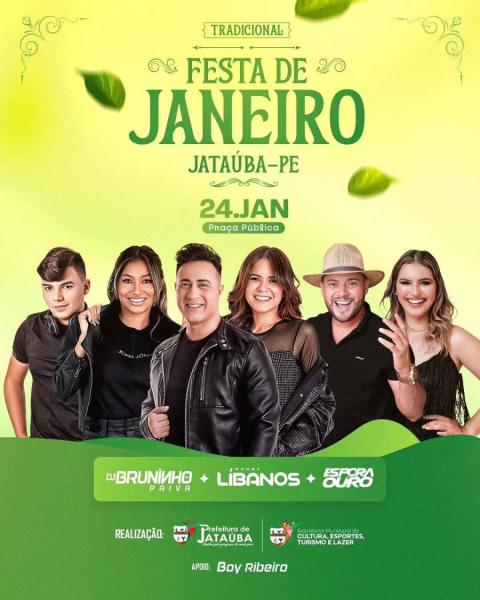 Banda Líbanos, Dj Bruninho Paiva e Espora de Ouro - Festa de Janeiro 2025