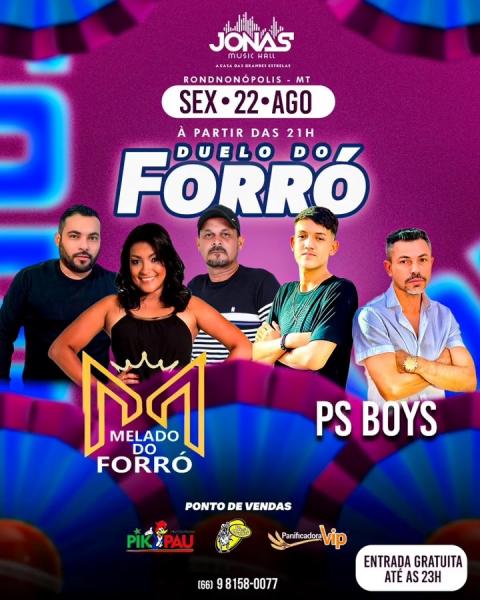 Melado do Forró e PS Boys - Duelo do Forró