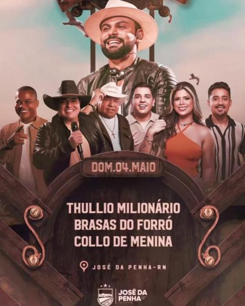 Thullio Milionário, Brasas do Forró e Collo de Menina - Cavalgada do Trabalhador 2025