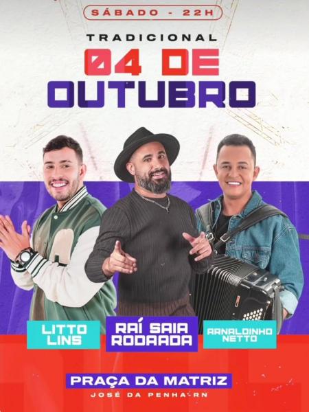 Raí Saia Rodada, Litto Lins e Arnaldinho Netto