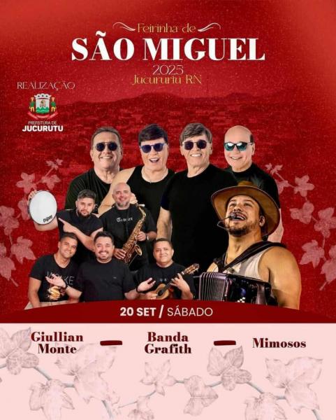 Banda Grafith, Giullian Monte e Mimosos - Feirinha de São Miguel 2025