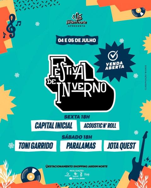 Toni Garrido, Paralamas e Jota Quest - Festival de Inverno