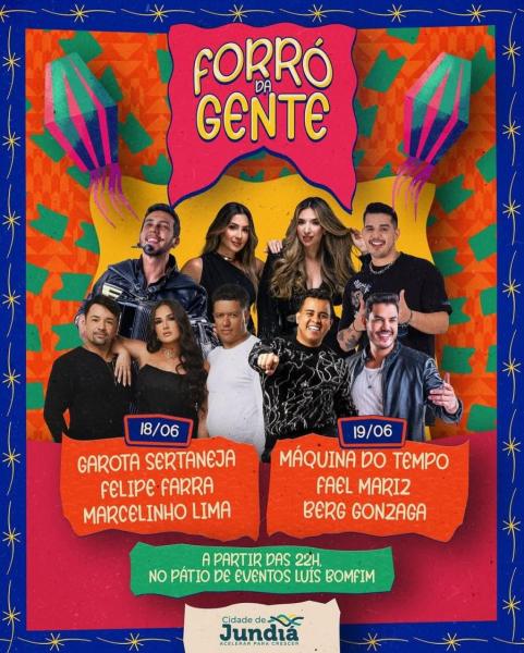 Garota Sertaneja, Felipe Farra e Marcelino Lima - Forró da Gente 2025